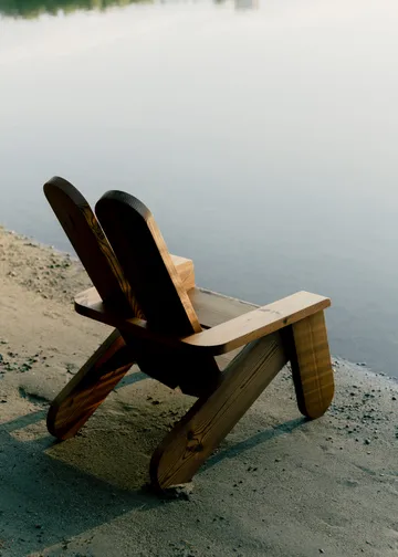 015 Peace Outdoor Lounge Chair poltrona lounge - Pino termotrattato - Vaarnii