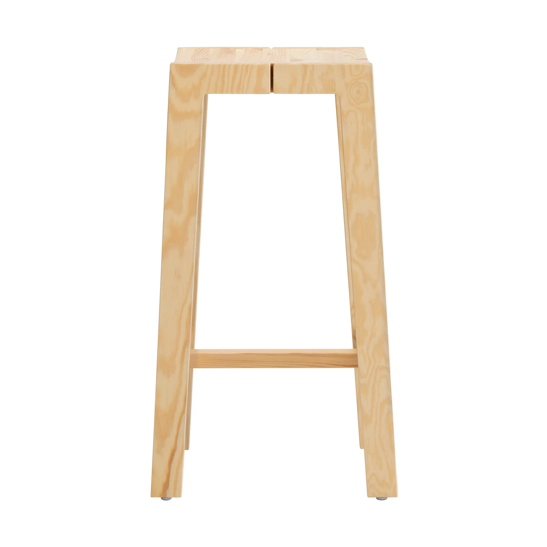 016 Maasto Bar Stool sgabello bar, Pino oliato opaco, 65 cm Vaarnii