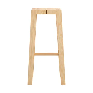 016 Maasto Bar Stool sgabello bar - Pino oliato opaco, 75 cm - Vaarnii