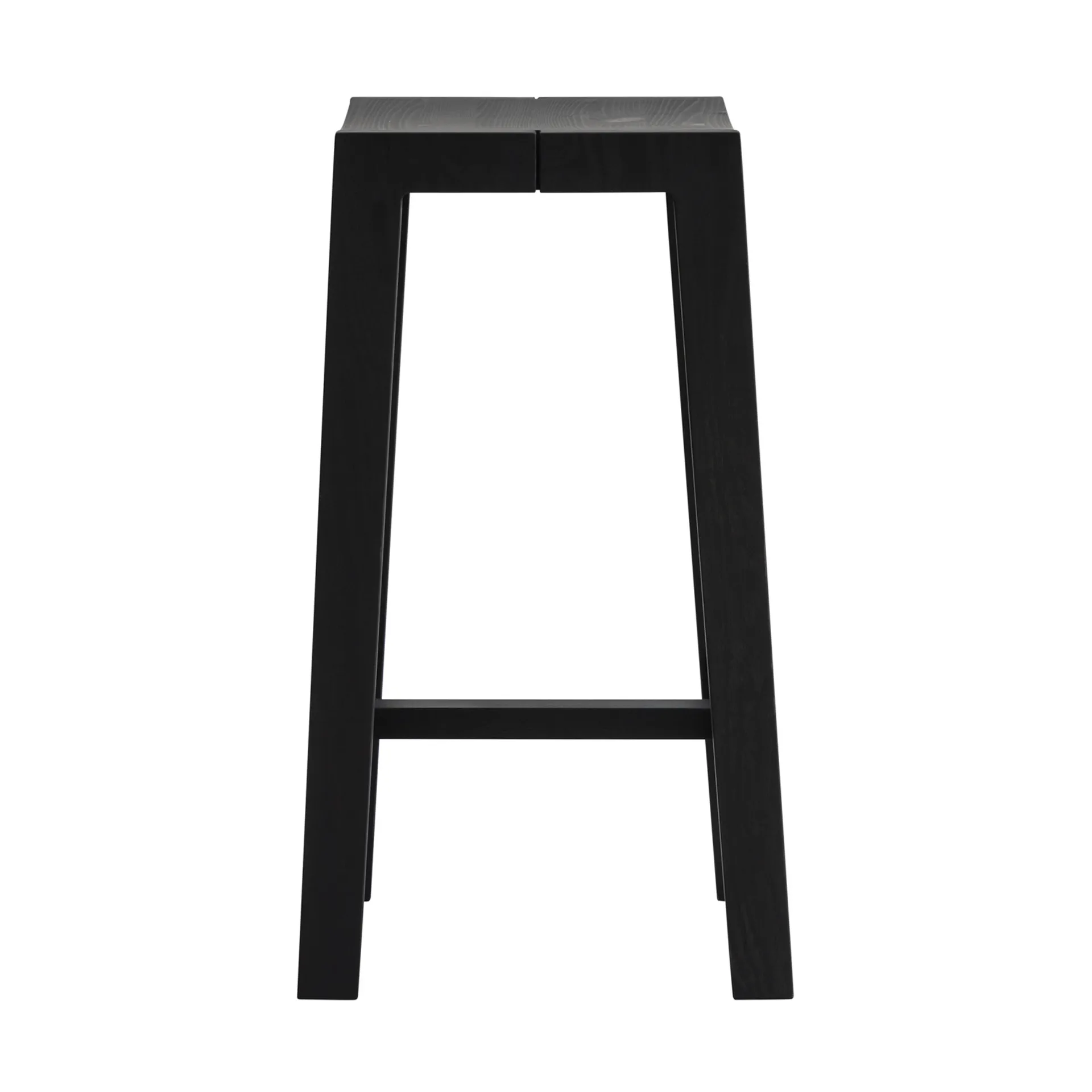 016 Maasto Bar Stool sgabello bar, Pino tinto nero, 65 cm Vaarnii