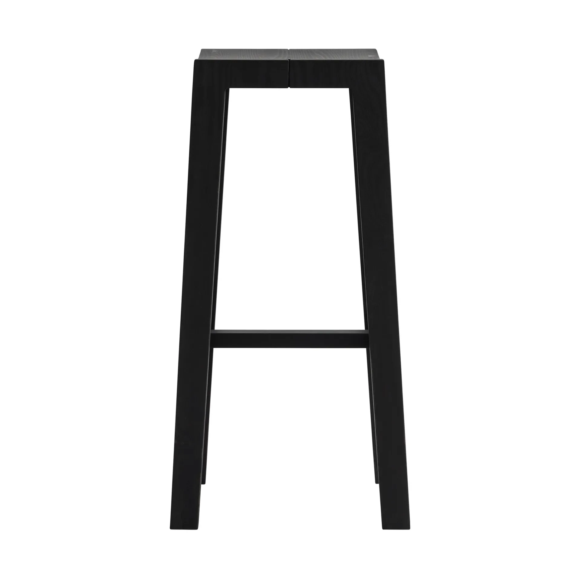 016 Maasto Bar Stool sgabello bar, Pino tinto nero, 75 cm Vaarnii