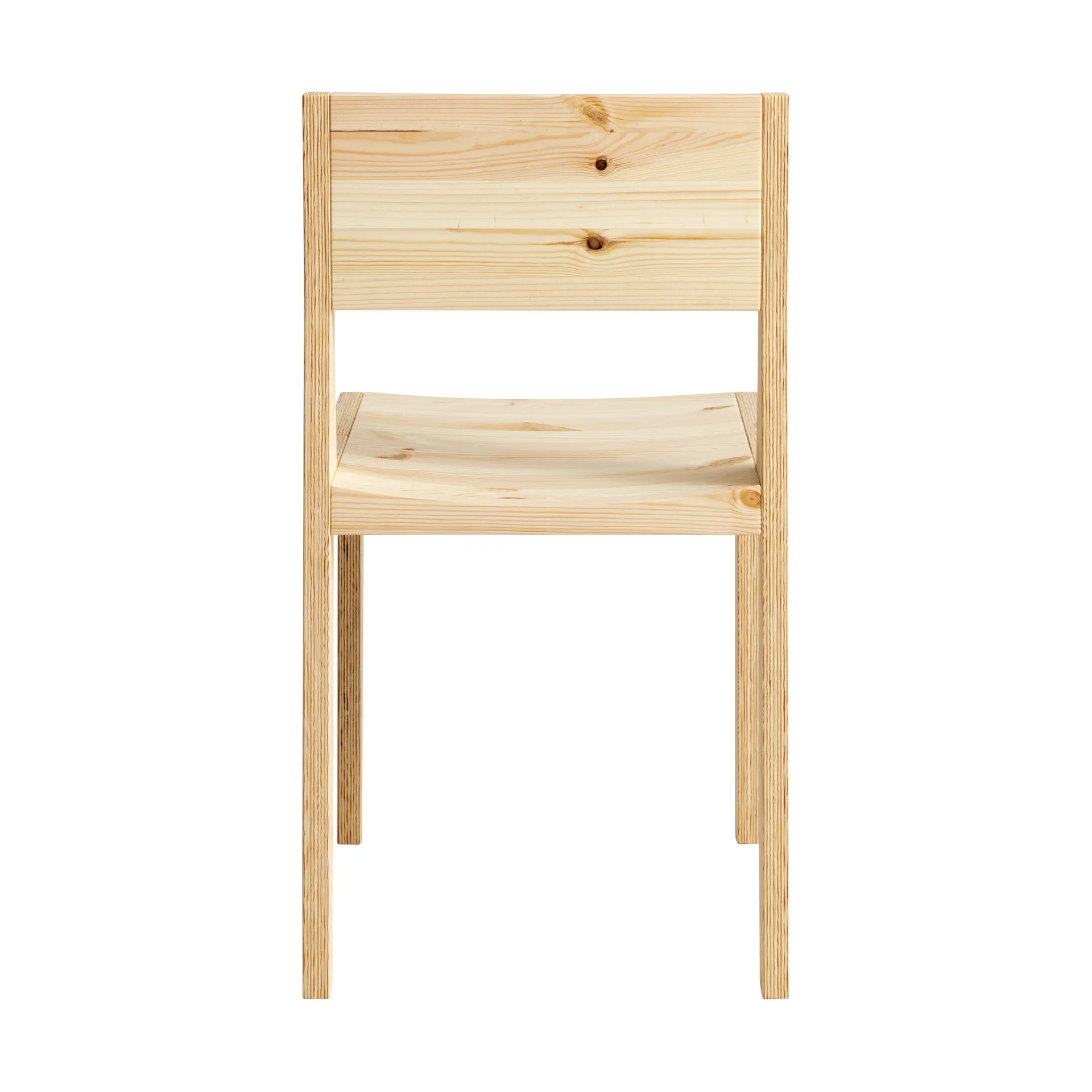 016 Maasto Dining Chair sedia, Pino oliato cerato opaco Vaarnii