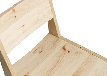 016 Maasto Dining Chair sedia - Pino oliato cerato opaco - Vaarnii