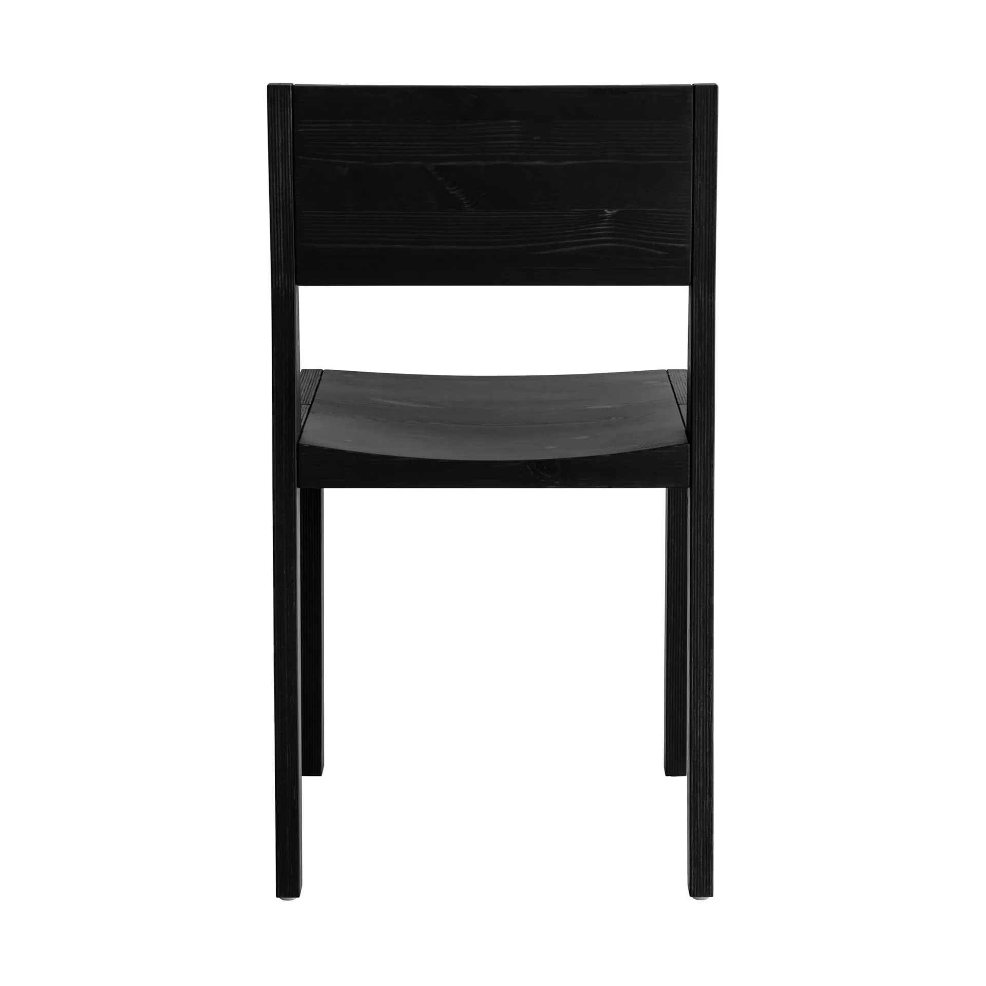 016 Maasto Dining Chair sedia, Pino tinto nero Vaarnii