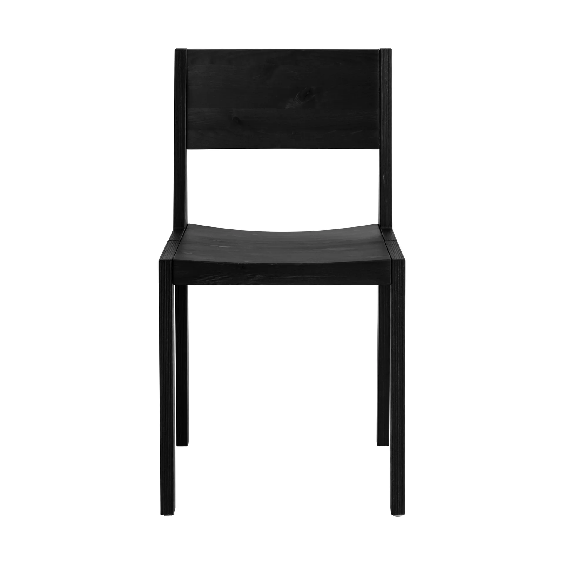 016 Maasto Dining Chair sedia, Pino tinto nero Vaarnii