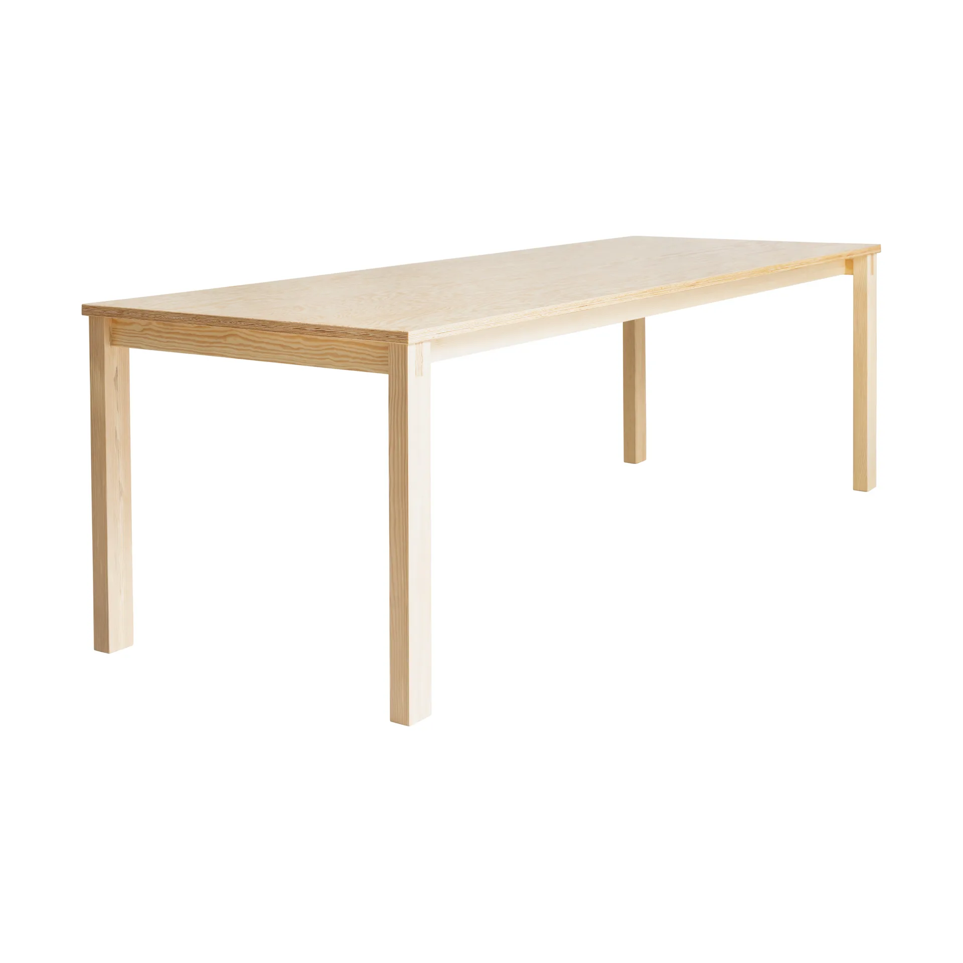 016 Maasto Table tavolo, Pino oliato opaco, 245x90 cm Vaarnii