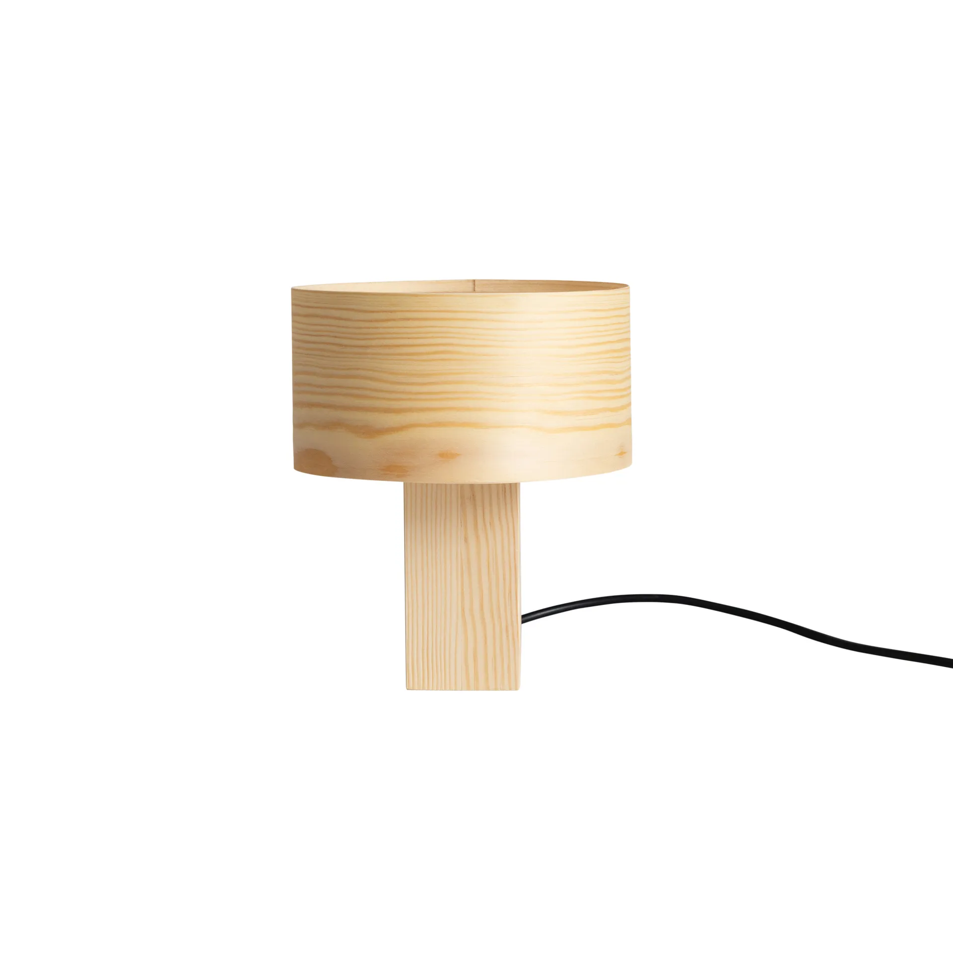 018 Hoop Table Lamp lampada da tavolo, Pino oliato a cera opaco, 23 cm Vaarnii