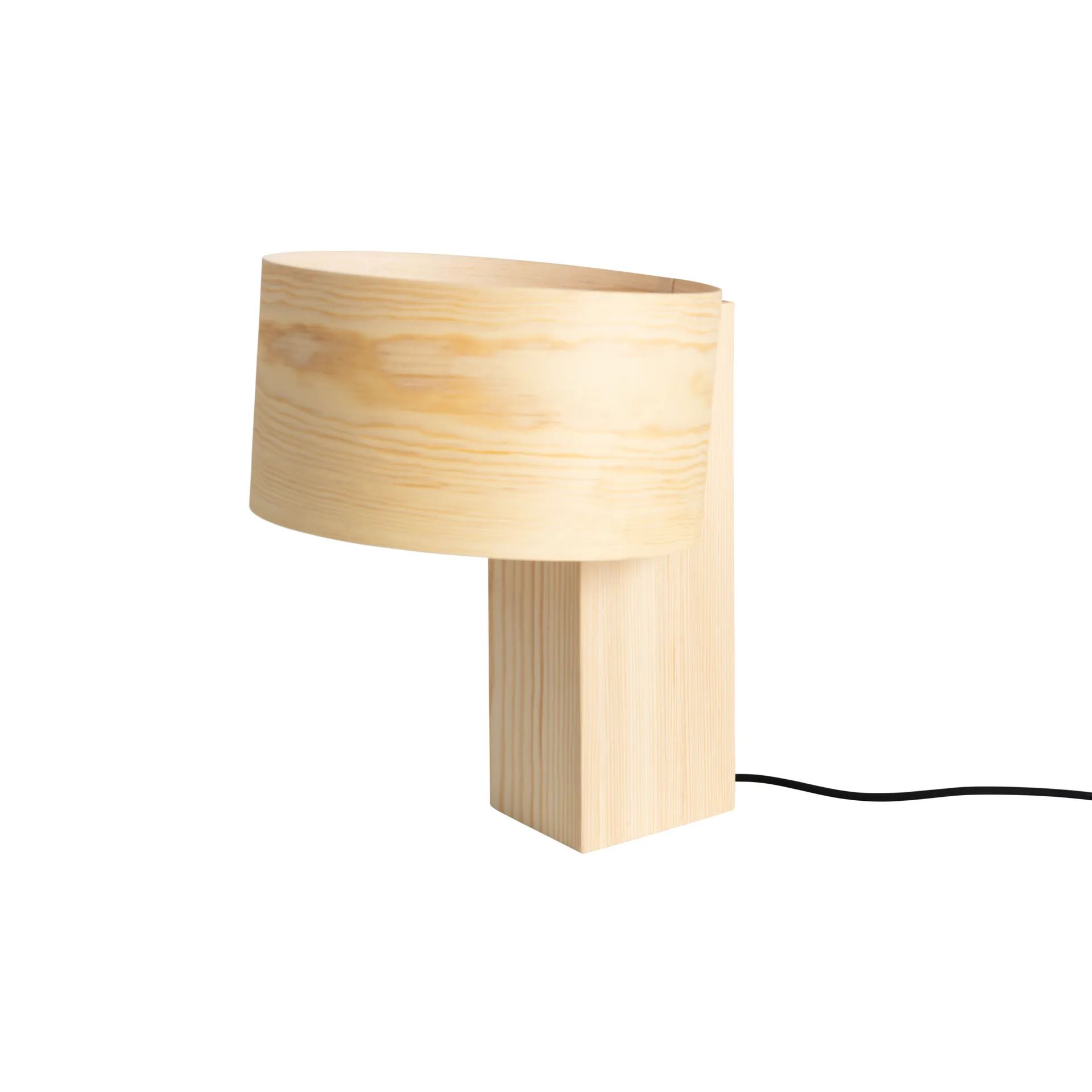 018 Hoop Table Lamp lampada da tavolo, Pino oliato opaco, 34 cm Vaarnii