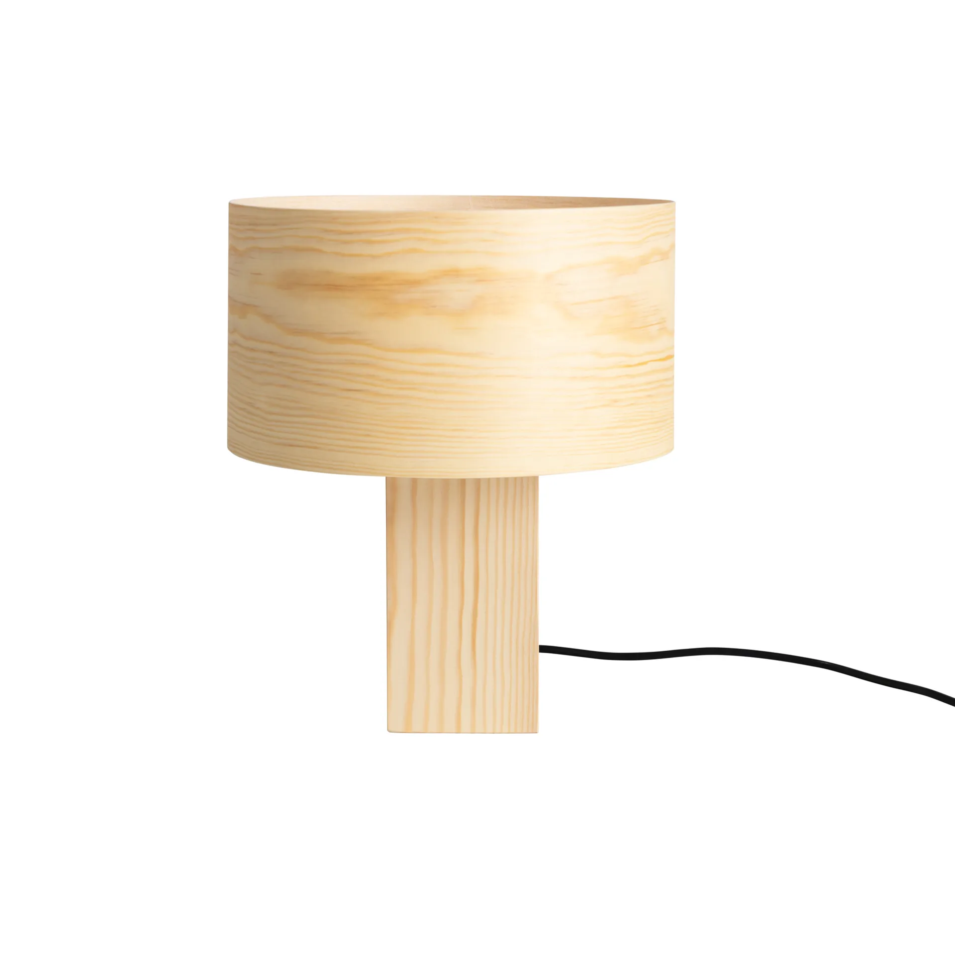018 Hoop Table Lamp lampada da tavolo, Pino oliato opaco, 34 cm Vaarnii