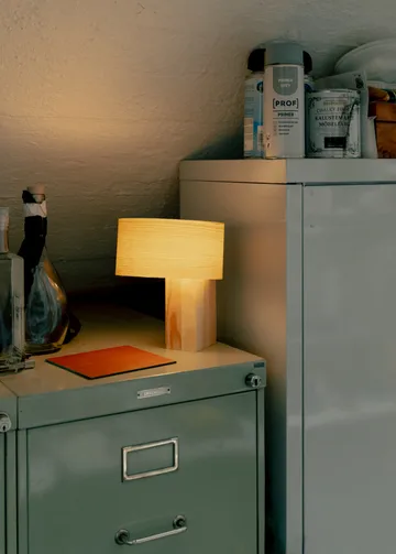 018 Hoop Table Lamp lampada da tavolo - Pino oliato opaco, 34 cm - Vaarnii