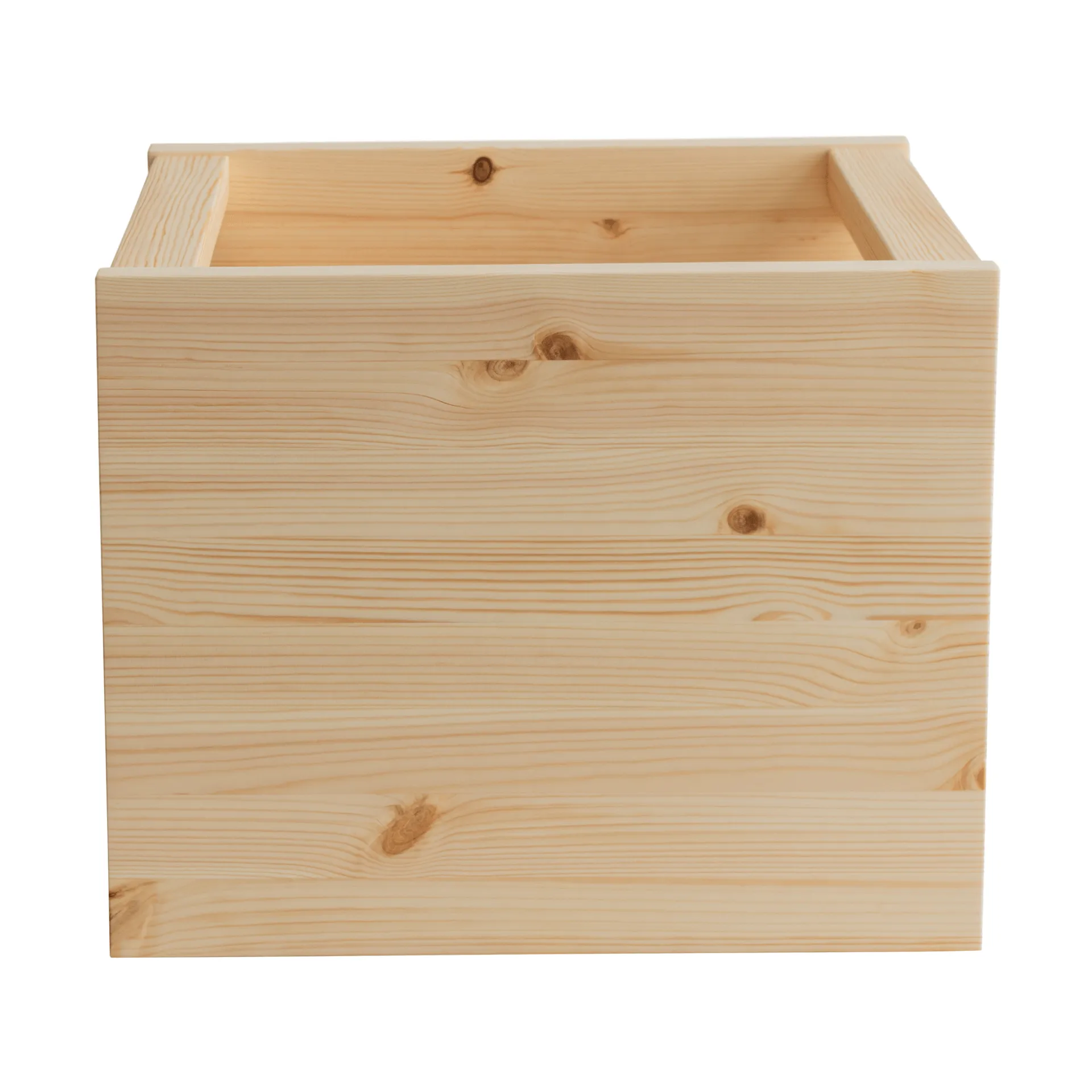 020 Koppa Crate scatola portaoggetti, Pino oliato, large 38x43x36 cm Vaarnii