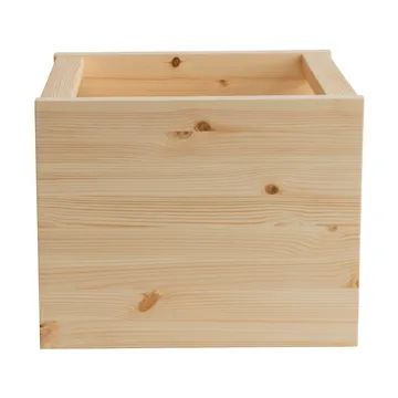020 Koppa Crate scatola portaoggetti - Pino oliato, large 38x43x36 cm - Vaarnii