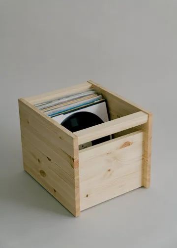 020 Koppa Crate scatola portaoggetti - Pino oliato, large 38x43x36 cm - Vaarnii