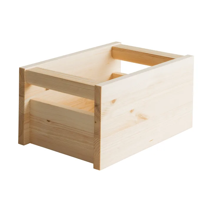 020 Koppa Crate scatola portaoggetti - Pino oliato, small 29x43x22 cm - Vaarnii