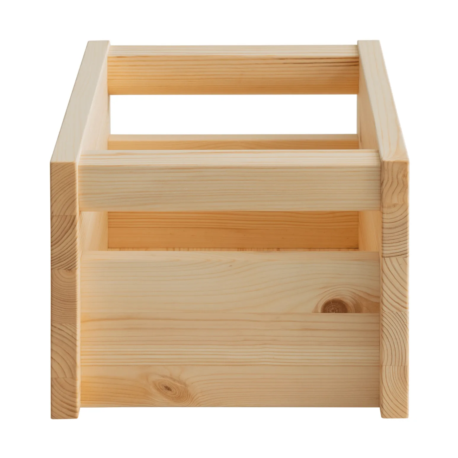 020 Koppa Crate scatola portaoggetti, Pino oliato, small 29x43x22 cm Vaarnii