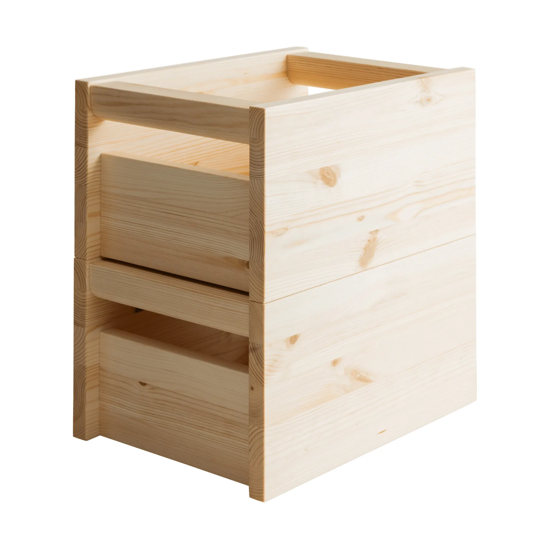020 Koppa Crate scatola portaoggetti, Pino oliato, small 29x43x22 cm Vaarnii