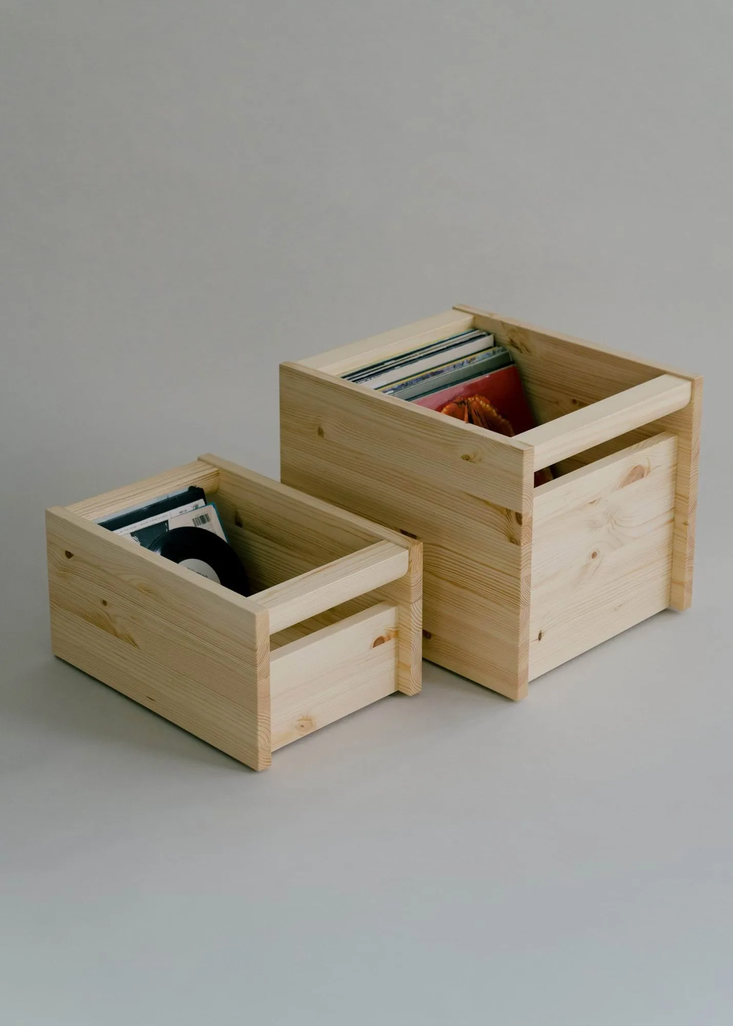 020 Koppa Crate scatola portaoggetti, Pino oliato, small 29x43x22 cm Vaarnii
