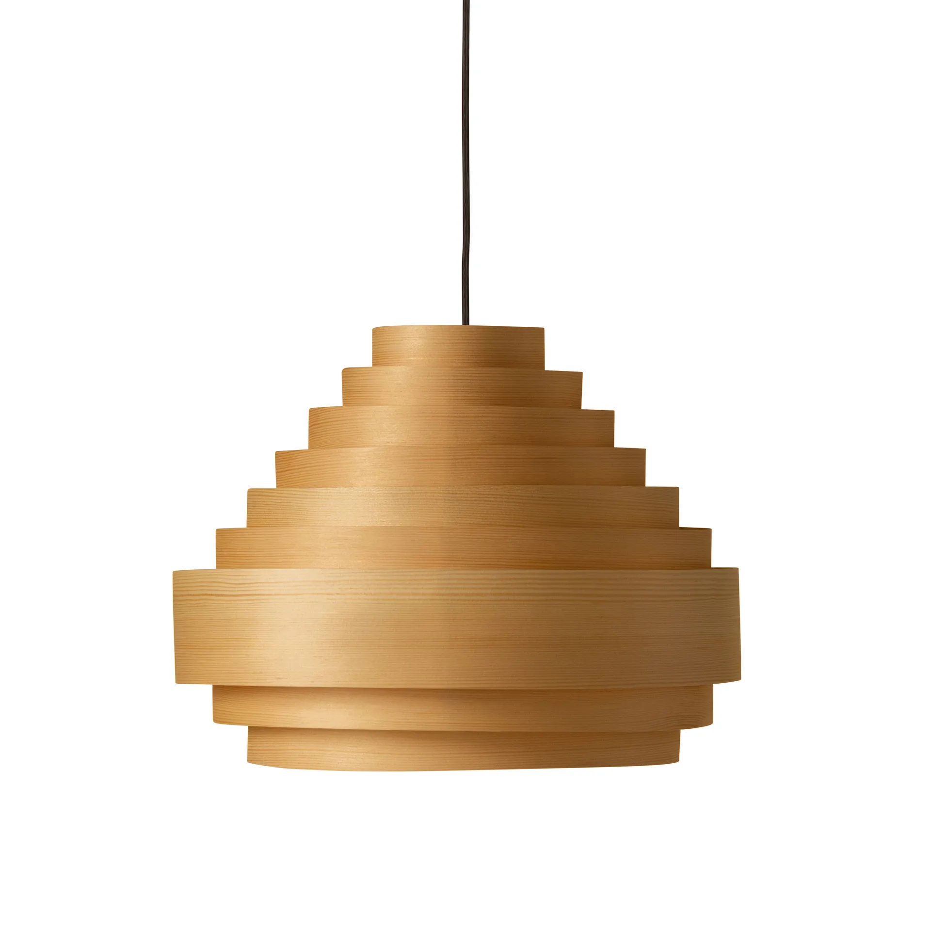 1001 Hans Pendant lampada a sospensione, Pino oliato e cerato opaco, Ø38 cm Vaarnii