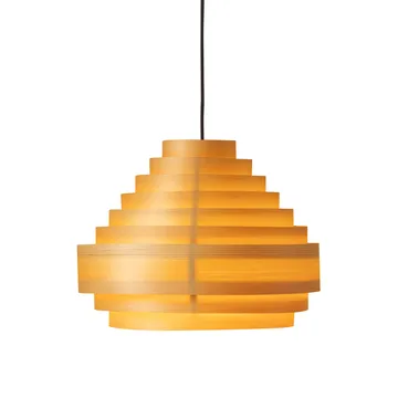 1001 Hans Pendant lampada a sospensione - Pino oliato e cerato opaco, Ø38 cm - Vaarnii