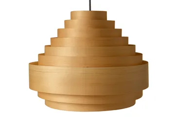 1001 Hans Pendant lampada a sospensione - Pino oliato e cerato opaco, Ø38 cm - Vaarnii