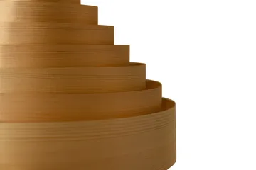 1001 Hans Pendant lampada a sospensione - Pino oliato e cerato opaco, Ø38 cm - Vaarnii