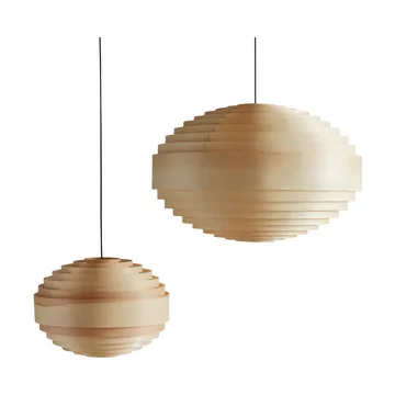 1002 Hans Pendant lampadario - Pino oliato e cerato opaco, XL Ø70 cm - Vaarnii