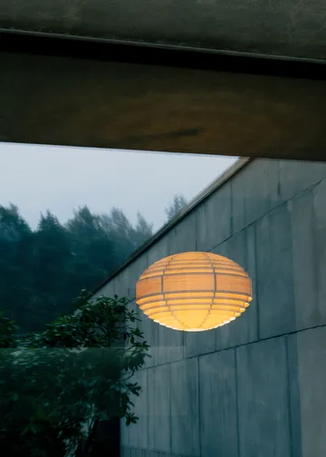 1002 Hans Pendant lampadario - Pino oliato e cerato opaco, XL Ø70 cm - Vaarnii