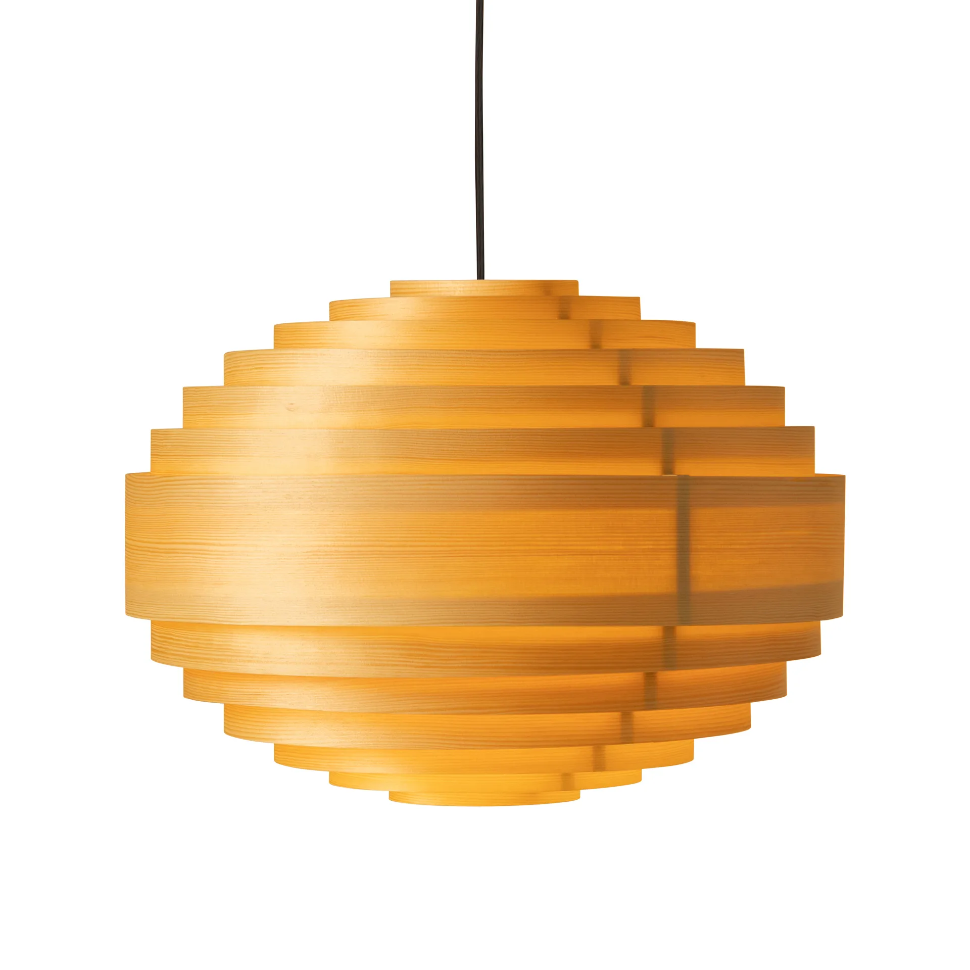 1002 Hans Pendant lampadario, Pino oliato opaco, Ø46 cm Vaarnii