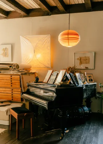 1002 Hans Pendant lampadario - Pino oliato opaco, Ø46 cm - Vaarnii