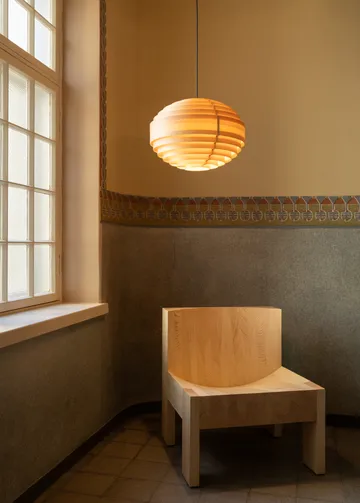 1002 Hans Pendant lampadario - Pino oliato opaco, Ø46 cm - Vaarnii