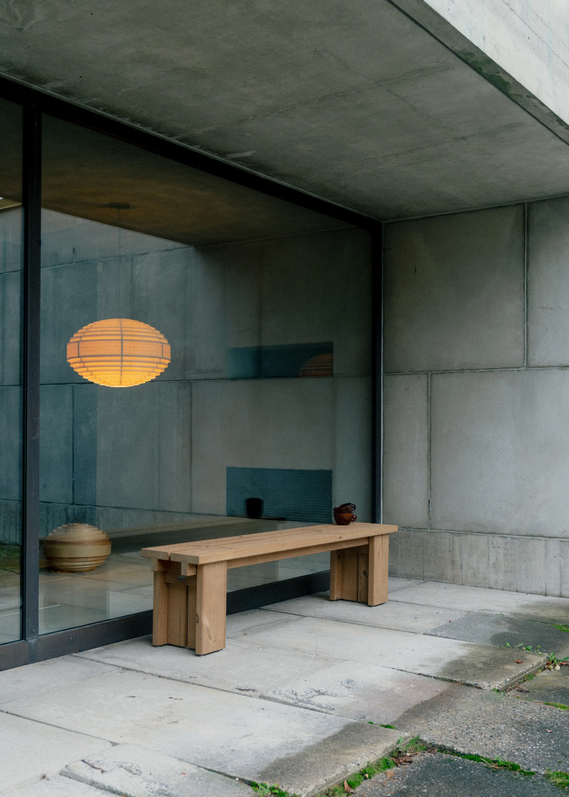 1002 Hans Pendant lampadario, Pino oliato opaco, Ø46 cm Vaarnii