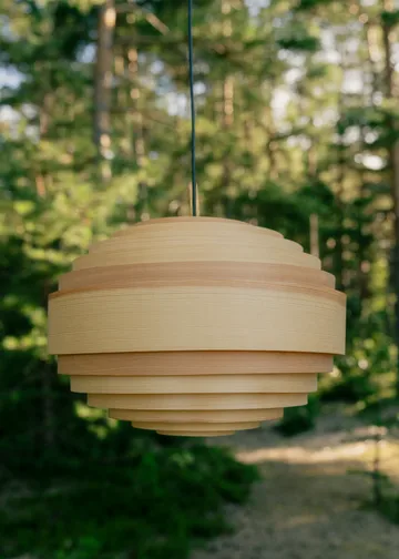 1002 Hans Pendant lampadario - Pino oliato opaco, Ø46 cm - Vaarnii