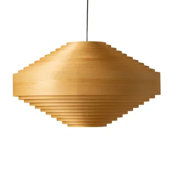 1003 Hans Pendant lampadario - Pino oliato e cerato opaco, Ø60 cm - Vaarnii