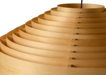 1003 Hans Pendant lampadario - Pino oliato e cerato opaco, Ø60 cm - Vaarnii