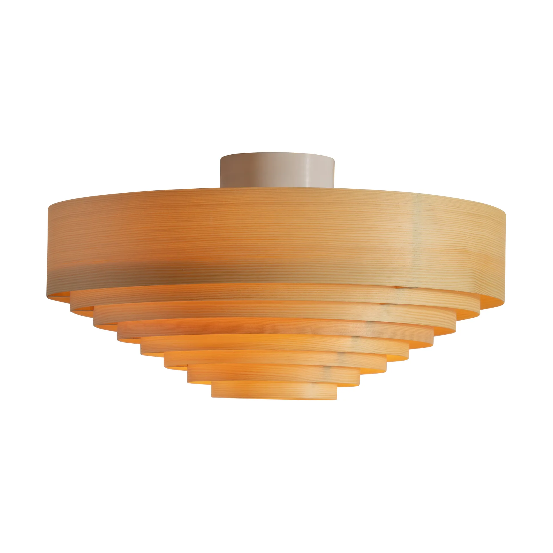 1005 Hans Ceiling Light plafone, Pino oliato e cerato opaco, Ø42 cm Vaarnii