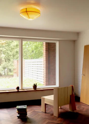 1005 Hans Ceiling Light plafone - Pino oliato e cerato opaco, Ø42 cm - Vaarnii