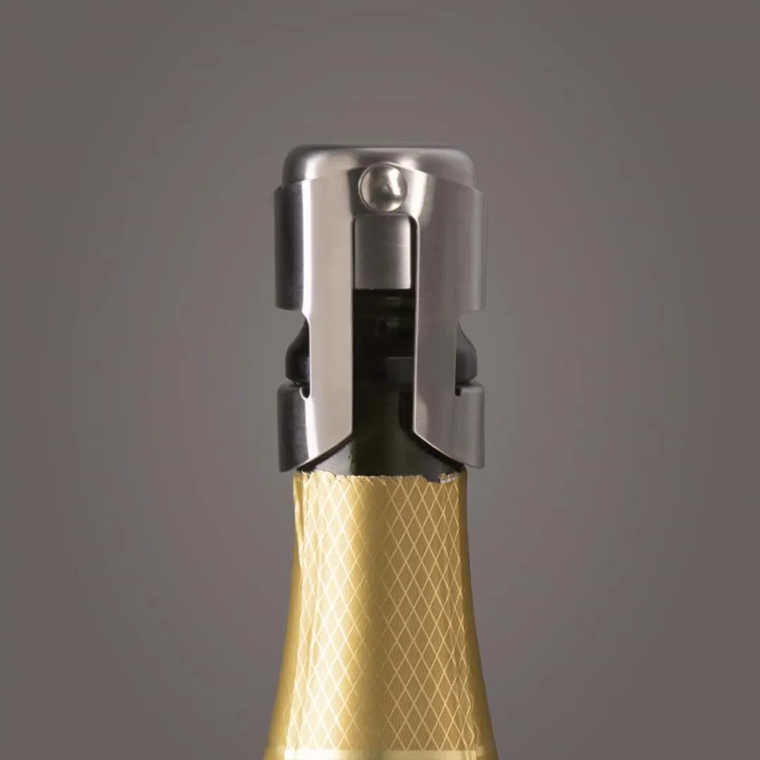 Vacuvin champagne stopper tappo vino, Acciaio inossidabile Vacuvin