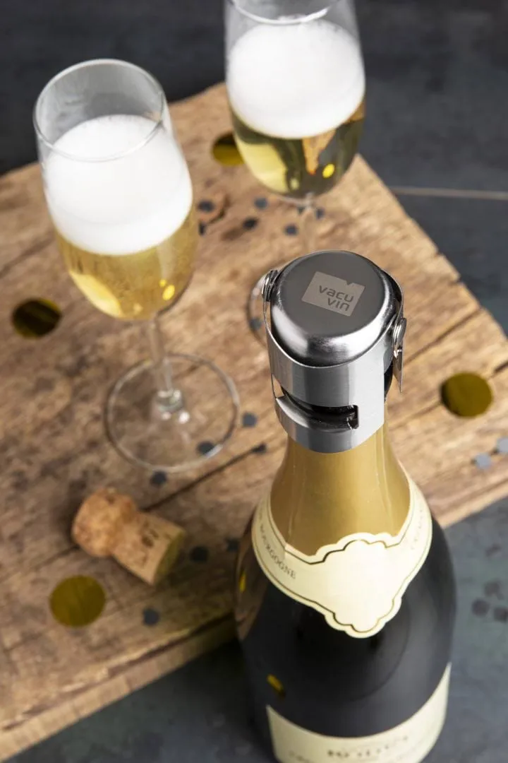 Vacuvin champagne stopper tappo vino, Acciaio inossidabile Vacuvin