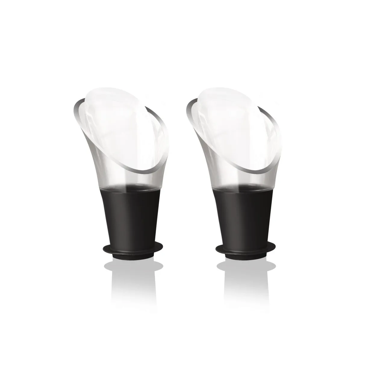 Vacuvin Crystal versatore per vino, Confezione da 2 Vacuvin