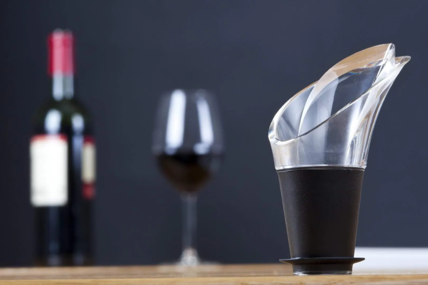 Vacuvin Crystal versatore per vino, Confezione da 2 Vacuvin