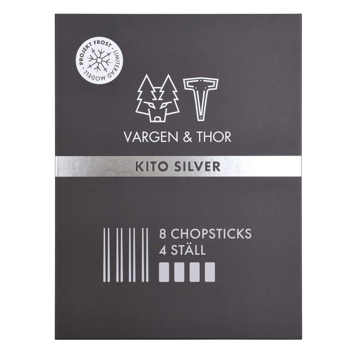 Bacchette Kito confezione da 4 - Argento - Vargen & Thor