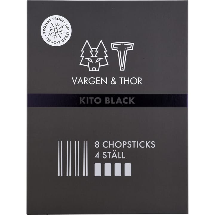 Bacchette Kito confezione da 4 - Nero - Vargen & Thor