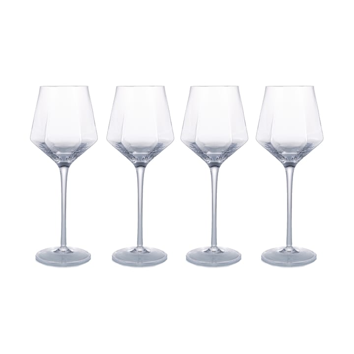 Bicchieri da vino HEXA 35 cl confezione da 4 - Chiaro - Vargen & Thor