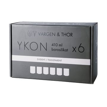 Bicchieri YKON 6 pezzi 41 cl - Evidente trasparente - Vargen & Thor