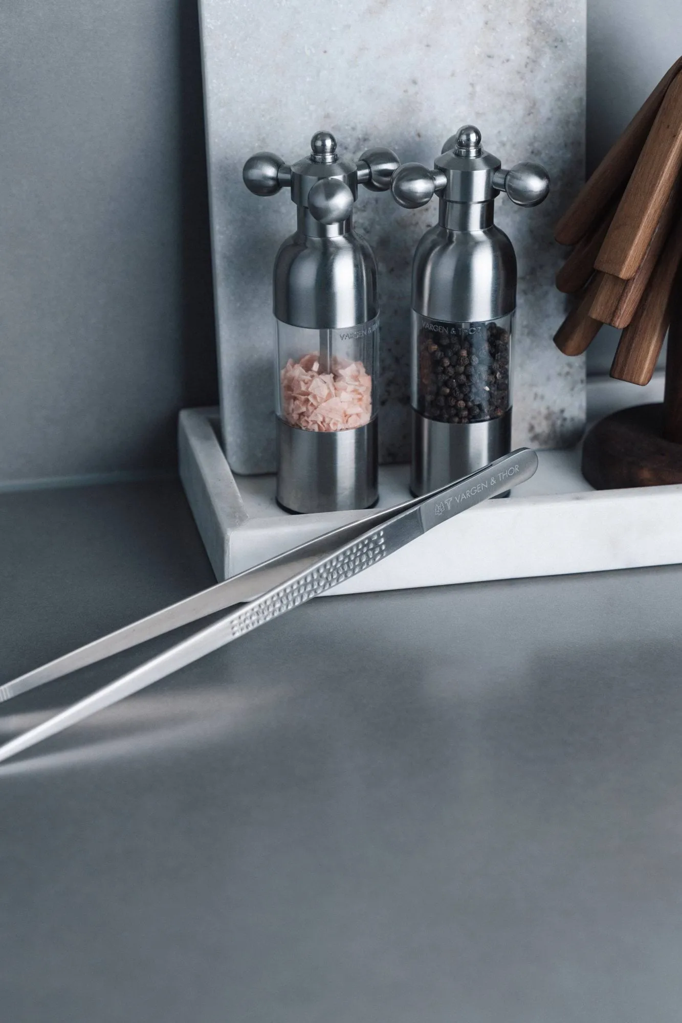 Pinza Base, Acciaio martellato, 30 cm Vargen & Thor