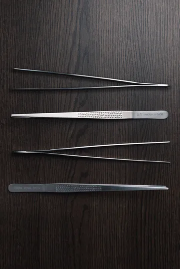 Pinza Base - Acciaio martellato, 30 cm - Vargen & Thor