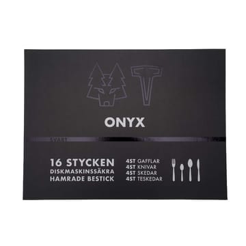 Posate Vargen & Thor 16 pezzi - Onyx. black - Vargen & Thor