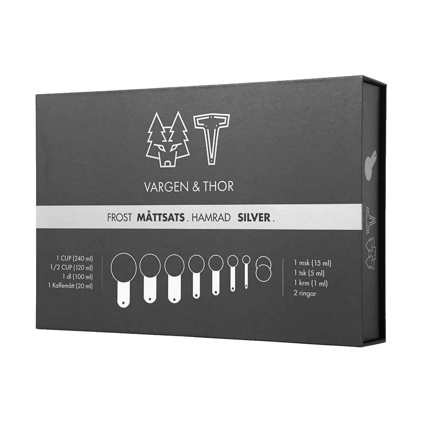 Set di misurini Frost, Argento, 7 pezzi Vargen & Thor