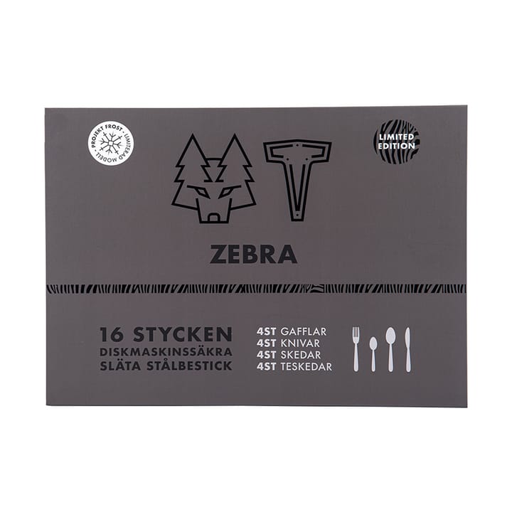 Set di posate Zebra - 16 pezzi - Vargen & Thor