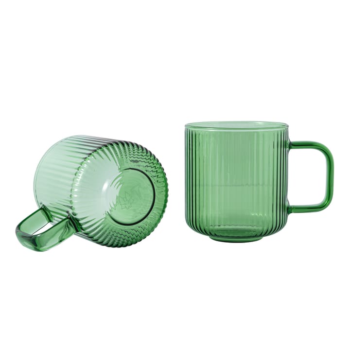 Tazza da caffè YKON confezione da 4 - 41 cl, Verde Vargen & Thor